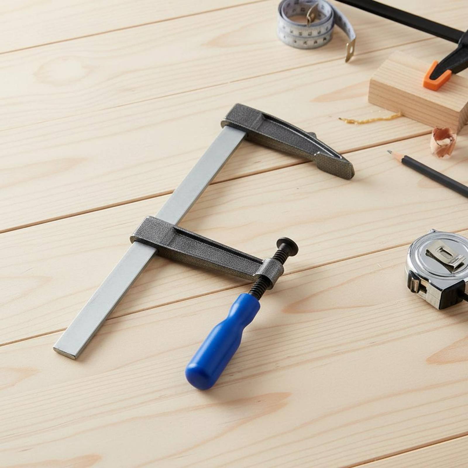 Woodworking Garage - F-Clamp Effortless Adjustment Carpentry F-Clamp Clamping