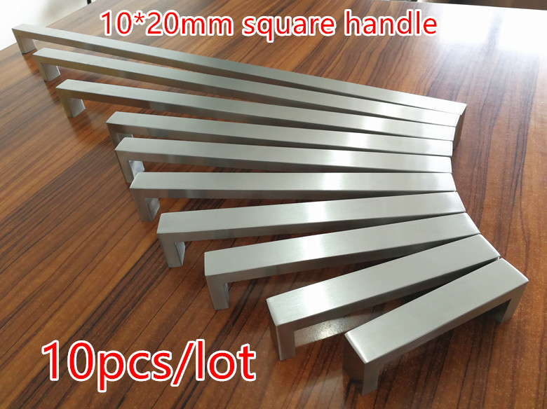 Woodworking Quote - 10pcs/lot 10*20mm Square Bar door handle