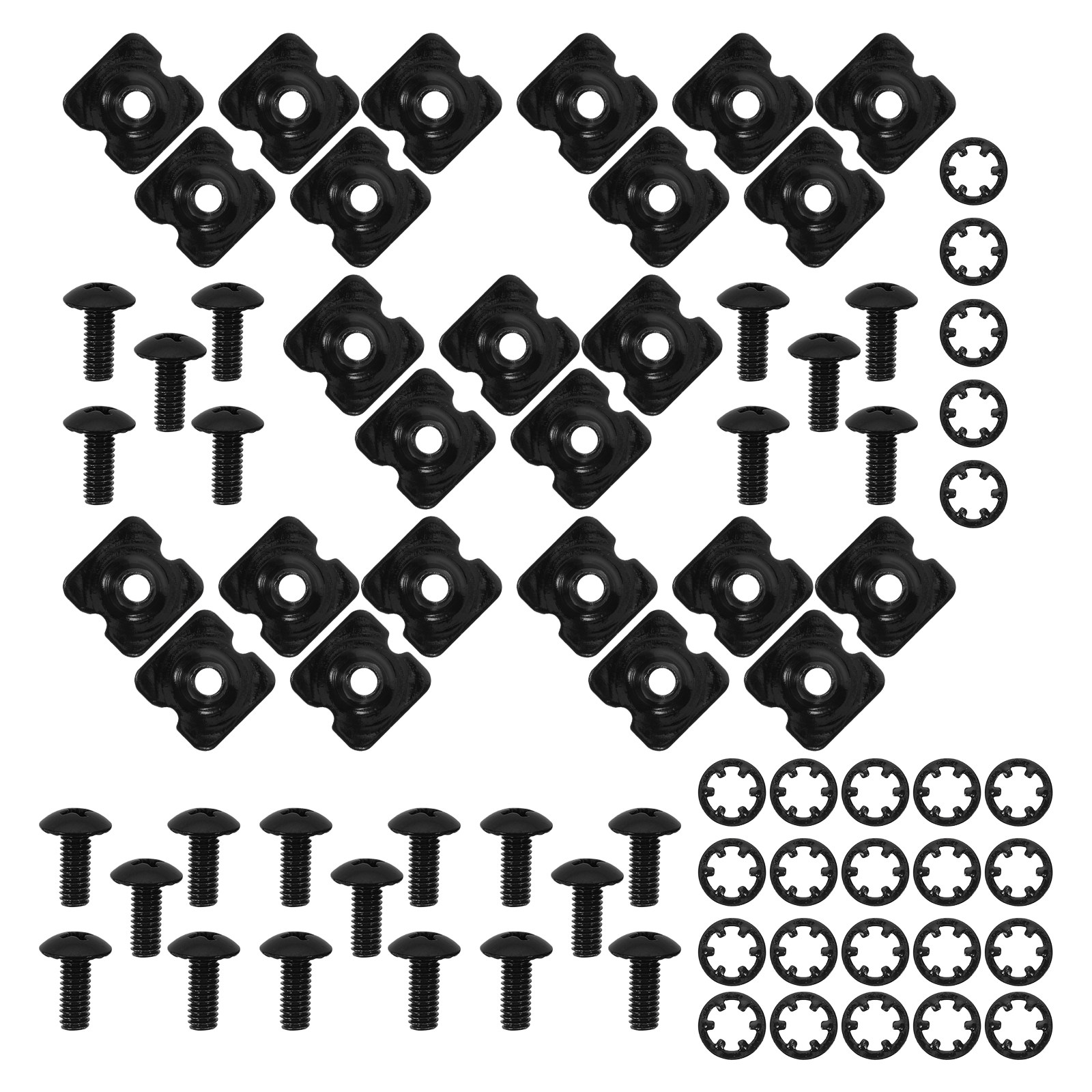 Woodworking Kits For Adults - 1Set Black Metal Football Backplate Screws