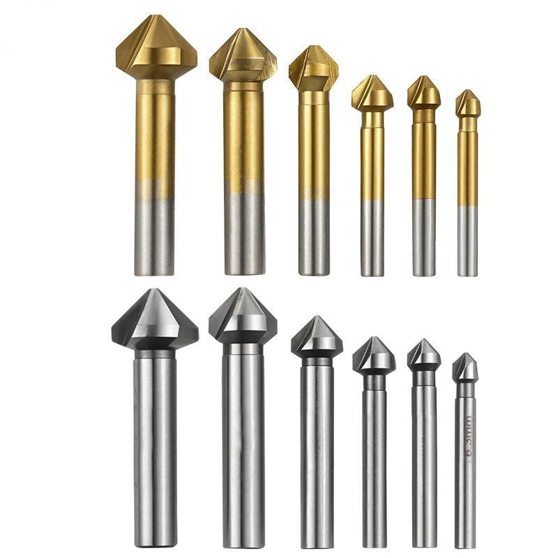 Woodworking Drill Bits - Chamfering End Mill Cutter 3 Flute