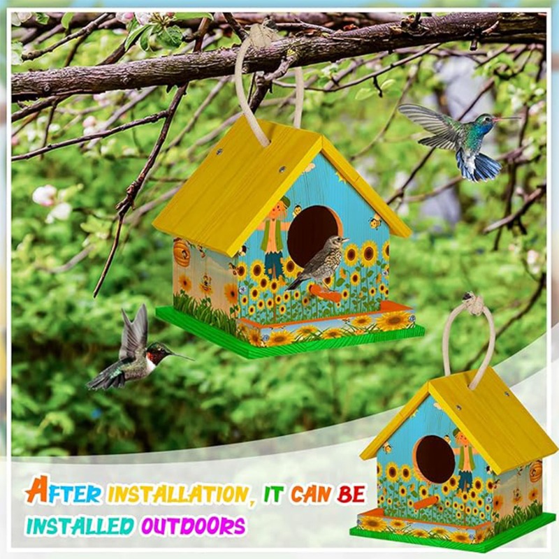 1PC Wooden Birdhouse Kit for A - đánh giá và giá Woodworking Kits For Adults