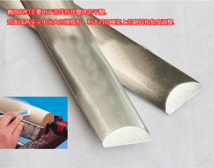 A2014-A HSS Hình Bầu Dục Lệch  - đánh giá và giá Skew Chisel Wood