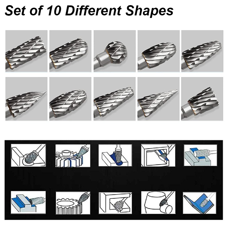 Tungsten Carbide Burr Set Bear - đánh giá và giá Woodworking Files And Rasps