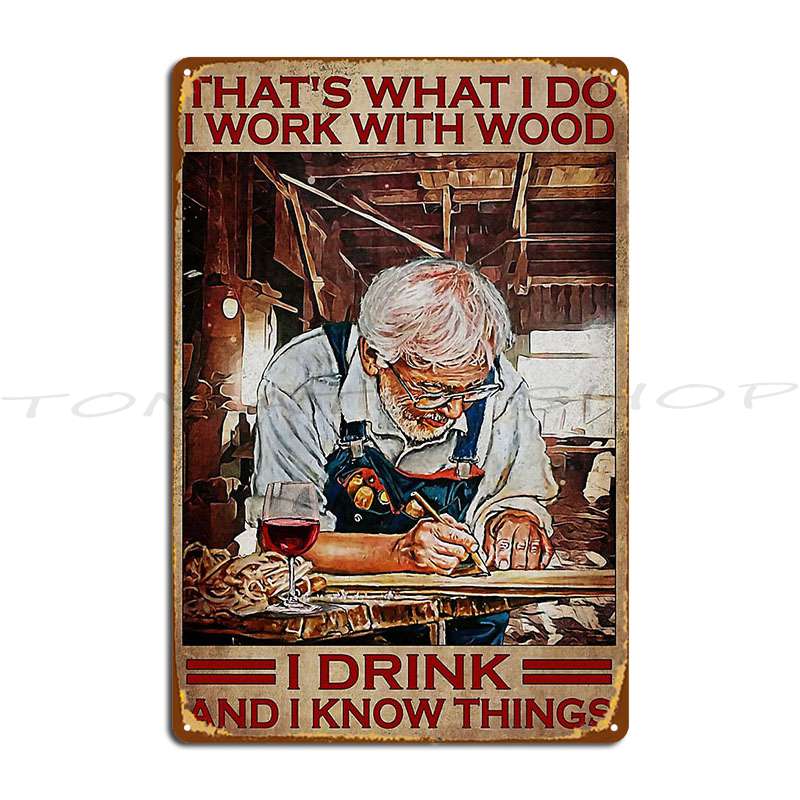 Old Carpenter Drinking Wine Wo - đánh giá và giá Woodworking Quotes Funny