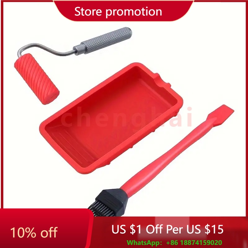Silicone Glue Roller with Tray - đánh giá và giá Woodworking Glue Roller