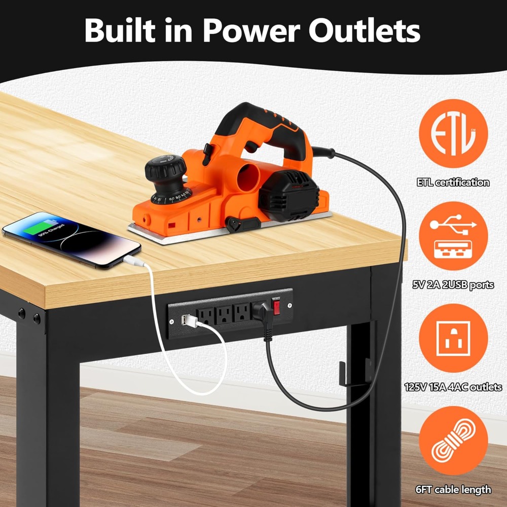Adjustable Workbench, Heavy Du - đánh giá và giá Woodworking Garage