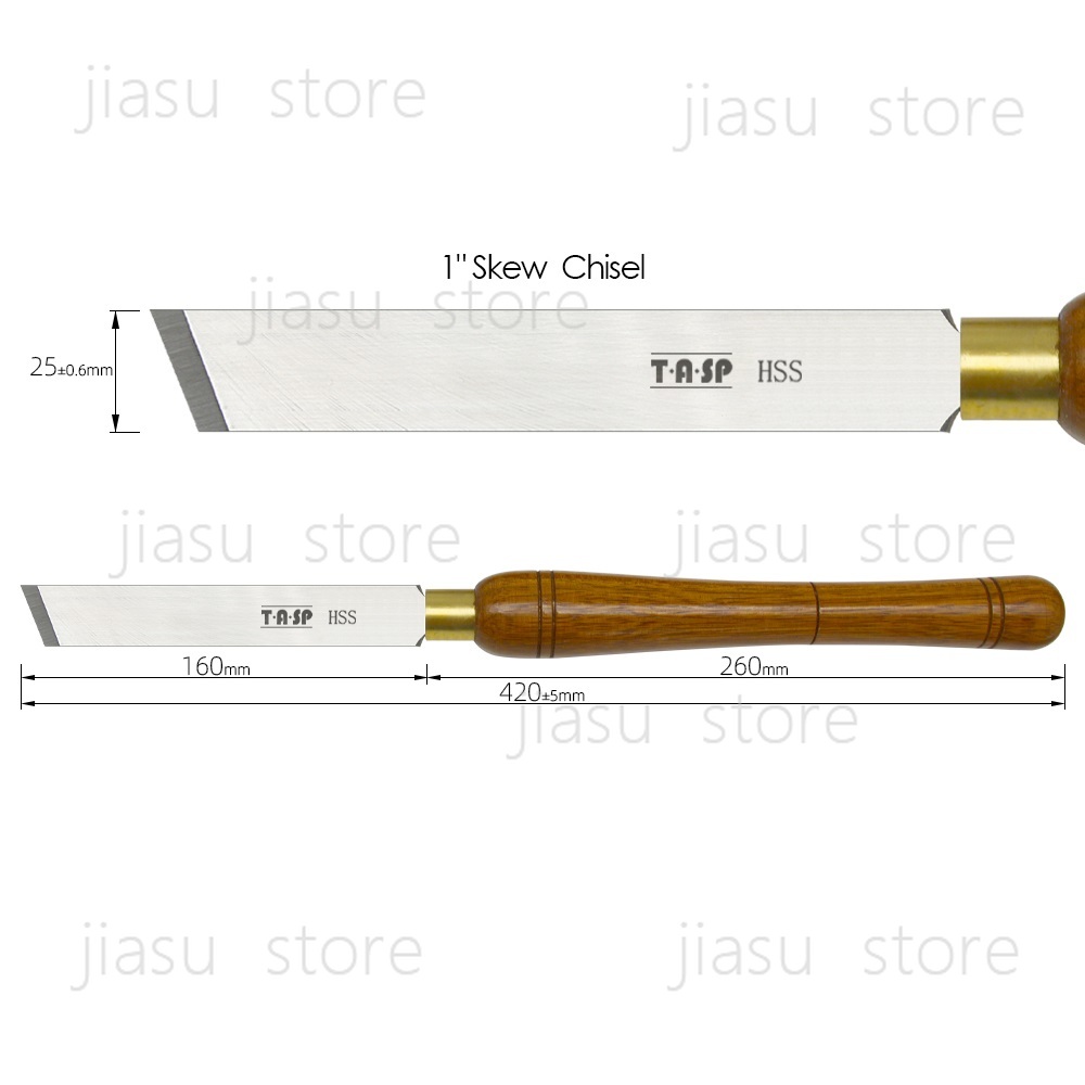 TASP HSS Wood Lathe Skew Chise - đánh giá và giá Skew Chisel Wood