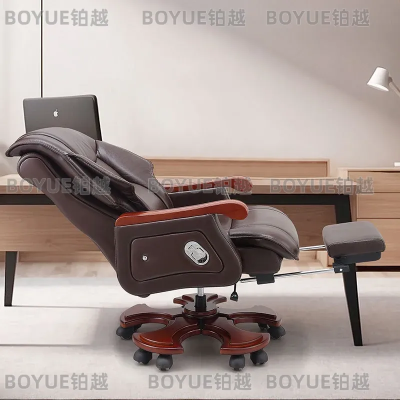 Executive Leather Office Chair - đánh giá và giá Woodworking Desk Chair