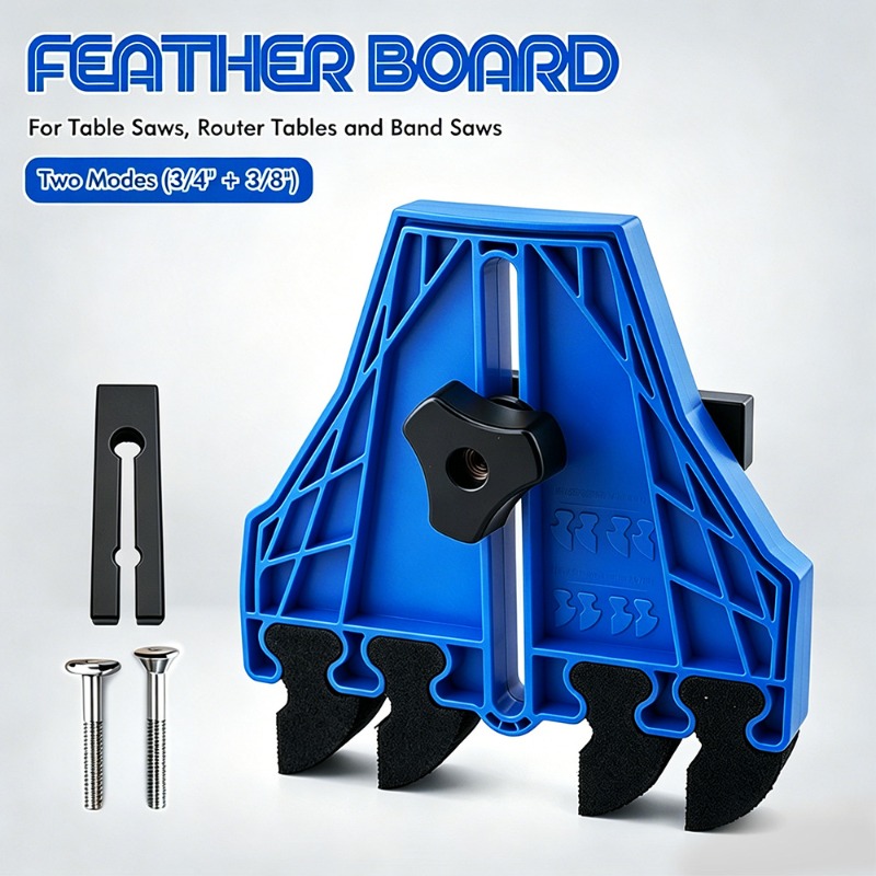 Dual Slot Feather Board 3/4