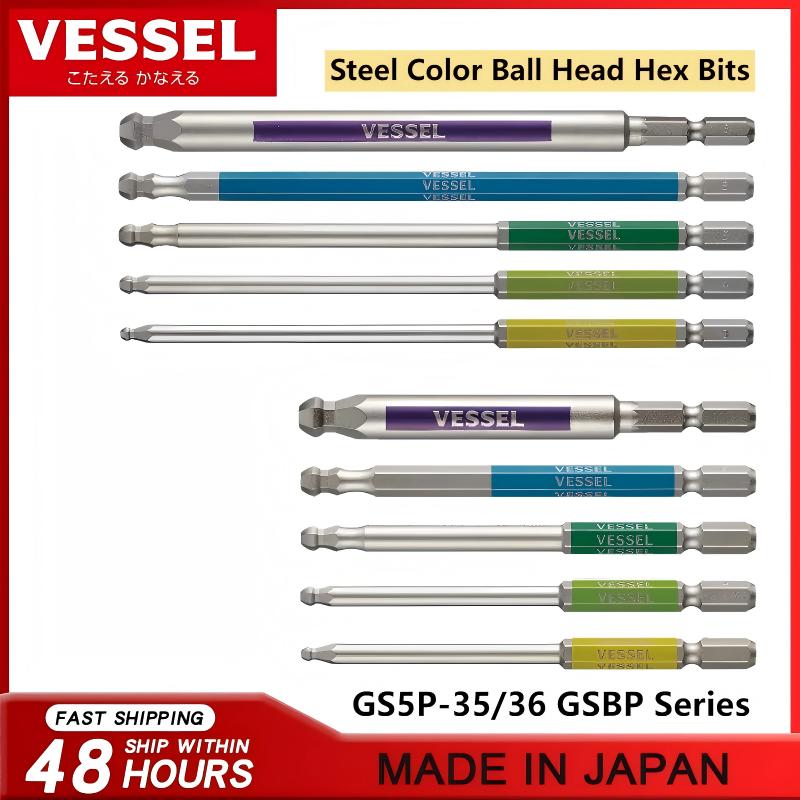 VESSEL JIS GSBP Series Bit Set - đánh giá và giá Woodworking Japan