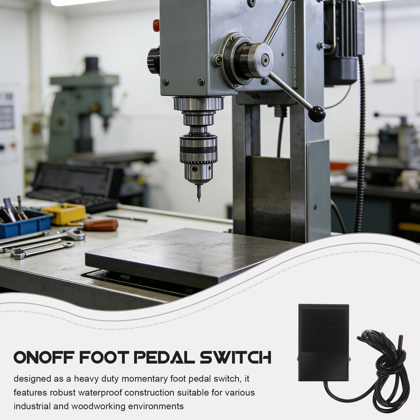 Momentary Foot Pedal Switch fo - đánh giá và giá Woodworking Machinery