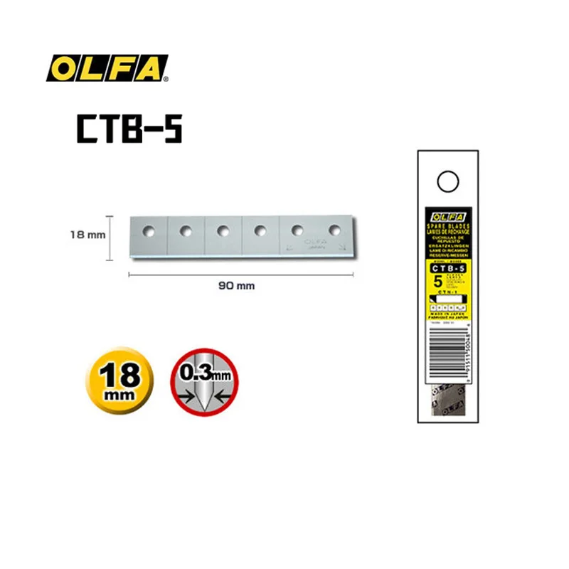 OLFA CTB-5 5pcs Carton Cutter  - đánh giá và giá Woodworking Japan