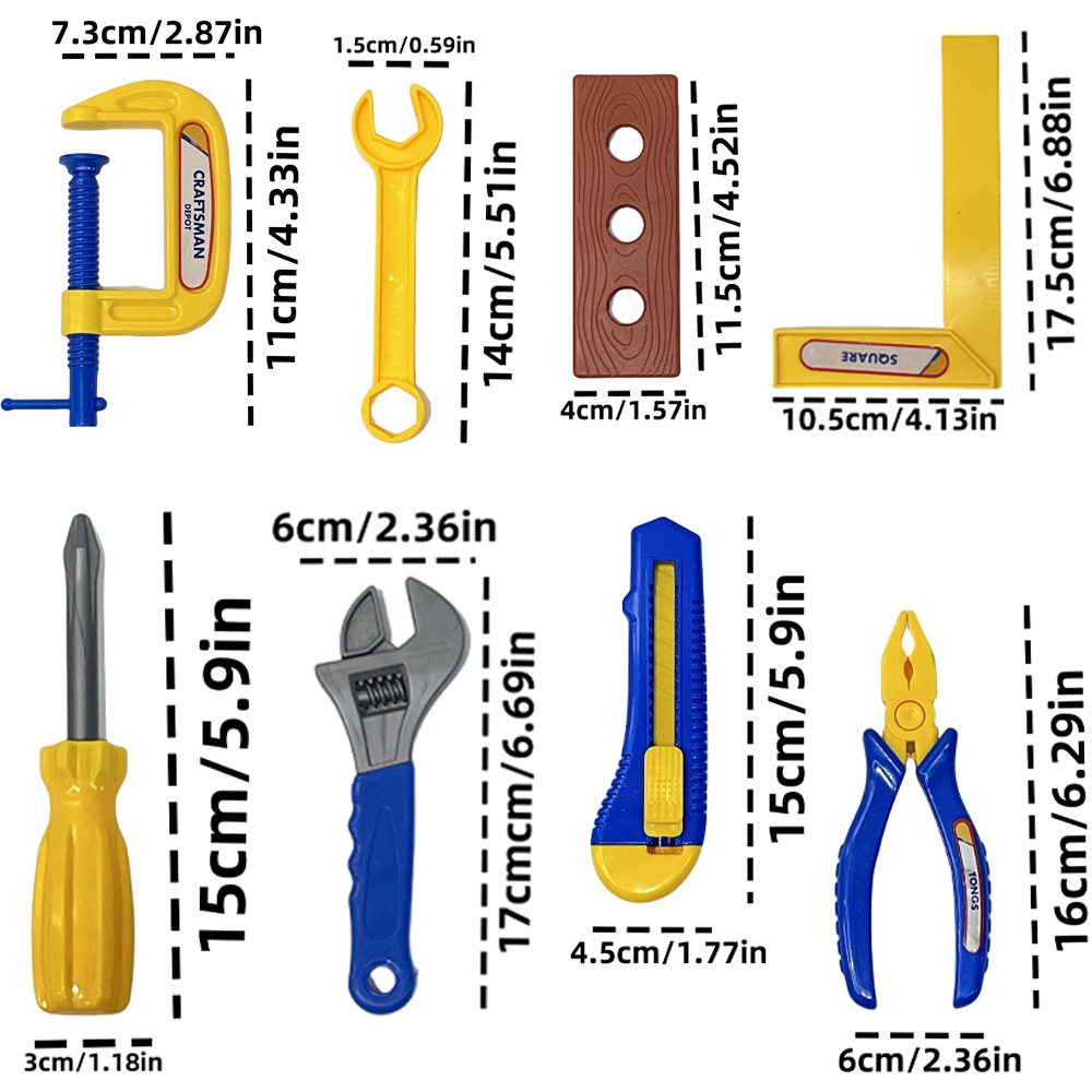 Large Simulated Kids Tool Set  - đánh giá và giá Woodworking Simulator