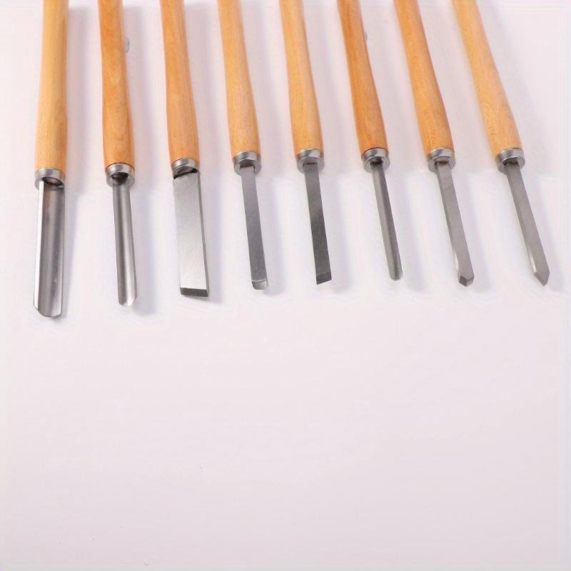 8Pcs Professional Wood Turning - đánh giá và giá Skew Chisel Wood
