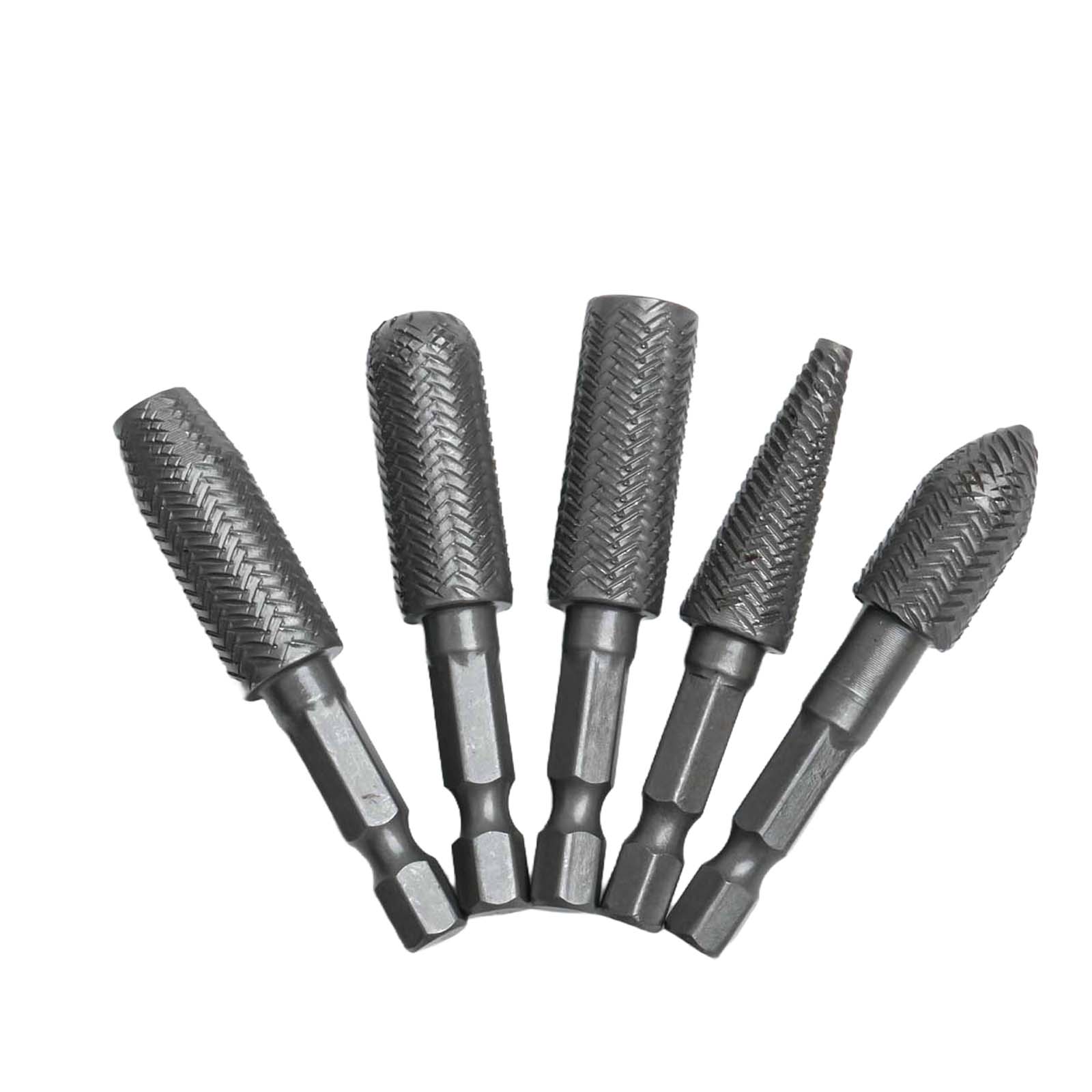 5Pcs Rotary Rasp 1/4inch Hex S - đánh giá và giá Woodworking Files And Rasps