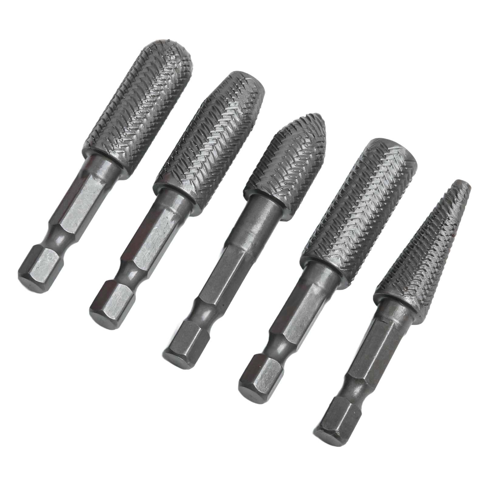 5Pcs Rotary Rasp 1/4inch Hex S - đánh giá và giá Woodworking Files And Rasps
