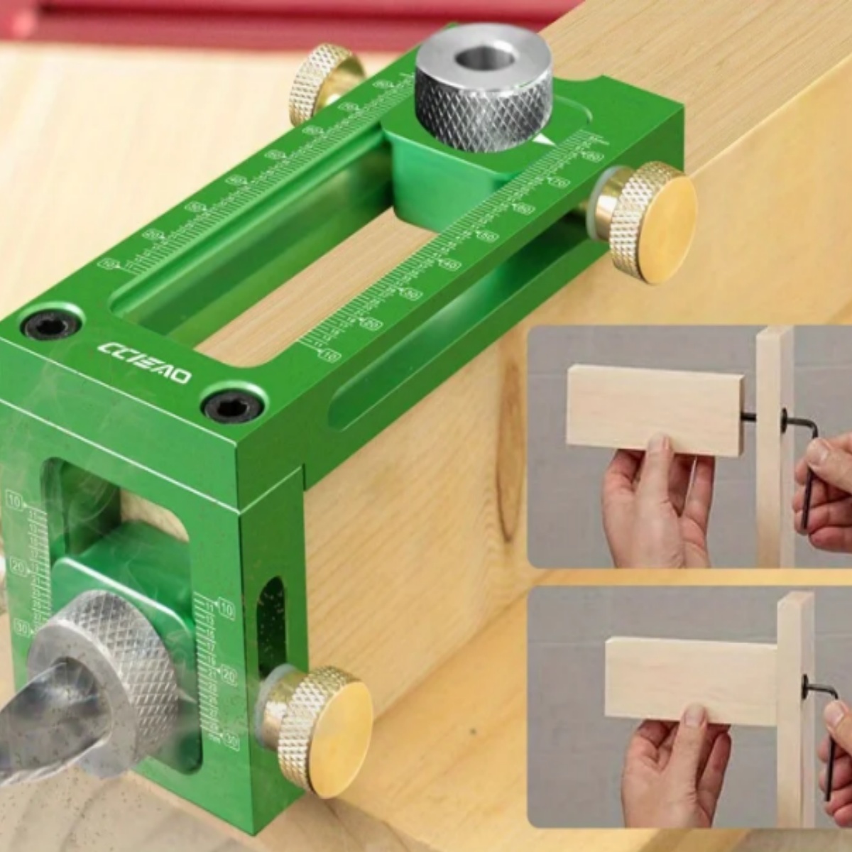 Screw Jig 2-in-1 Adjustable Wo - đánh giá và giá Woodworking Drill Bits