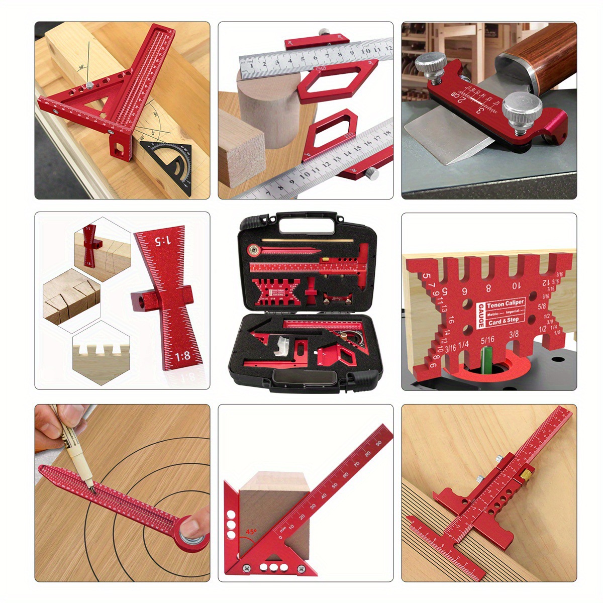 10-Piece Carpentry Measuring T - đánh giá và giá Woodworking Free Plans