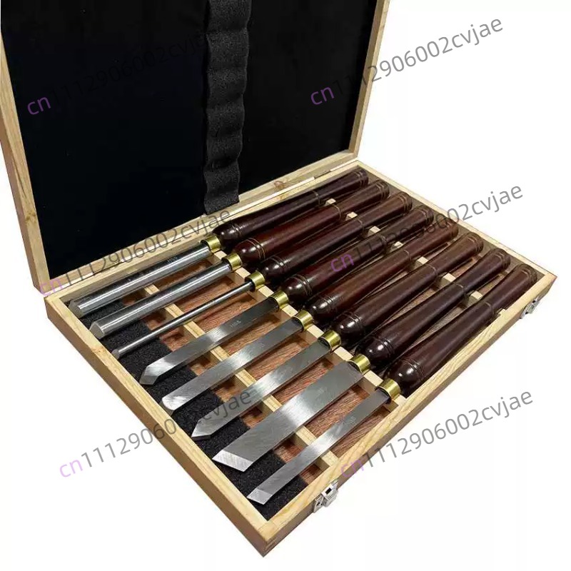 Wood Lathe Turning Tools 8 PCS - đánh giá và giá Skew Chisel Wood