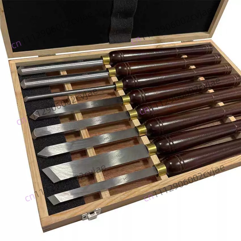 Wood Lathe Turning Tools 8 PCS - đánh giá và giá Skew Chisel Wood