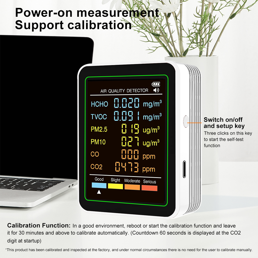 6-in-1 Air Quality Meter Real- - đánh giá và giá Woodworking Japanese Tools