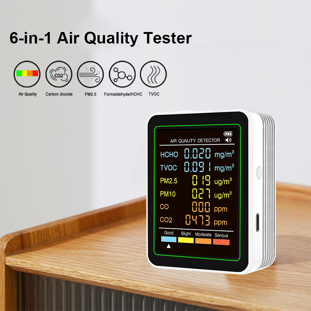6-in-1 Air Quality Meter Real- - đánh giá và giá Woodworking Japanese Tools