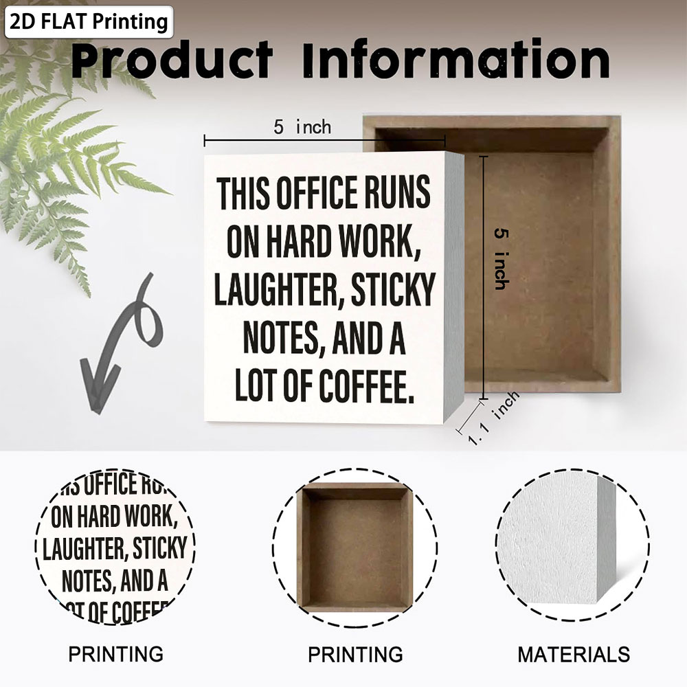 Office Coffee Quote Box Sign 5 - đánh giá và giá Woodworking Quotes Funny