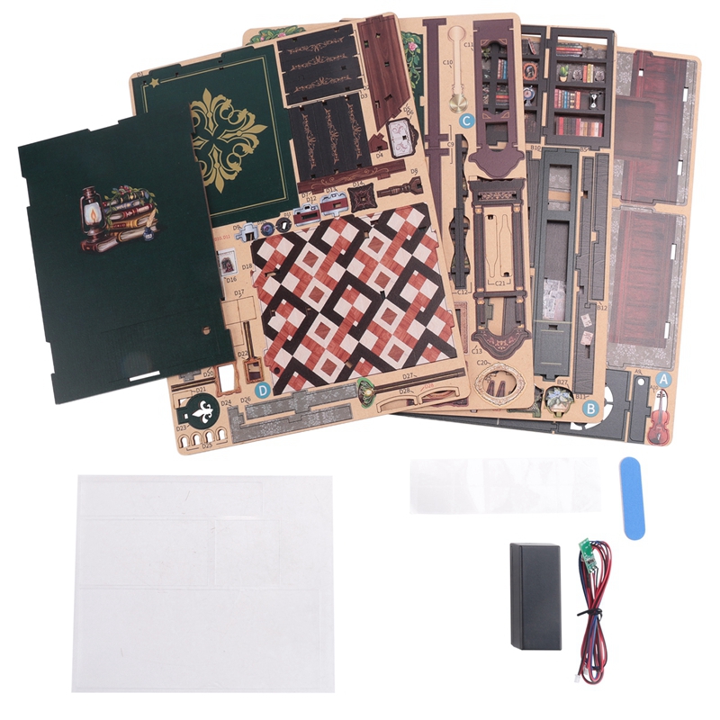 DIY Book Nook Owl Bookstore Ki - đánh giá và giá Woodworking Kits For Adults