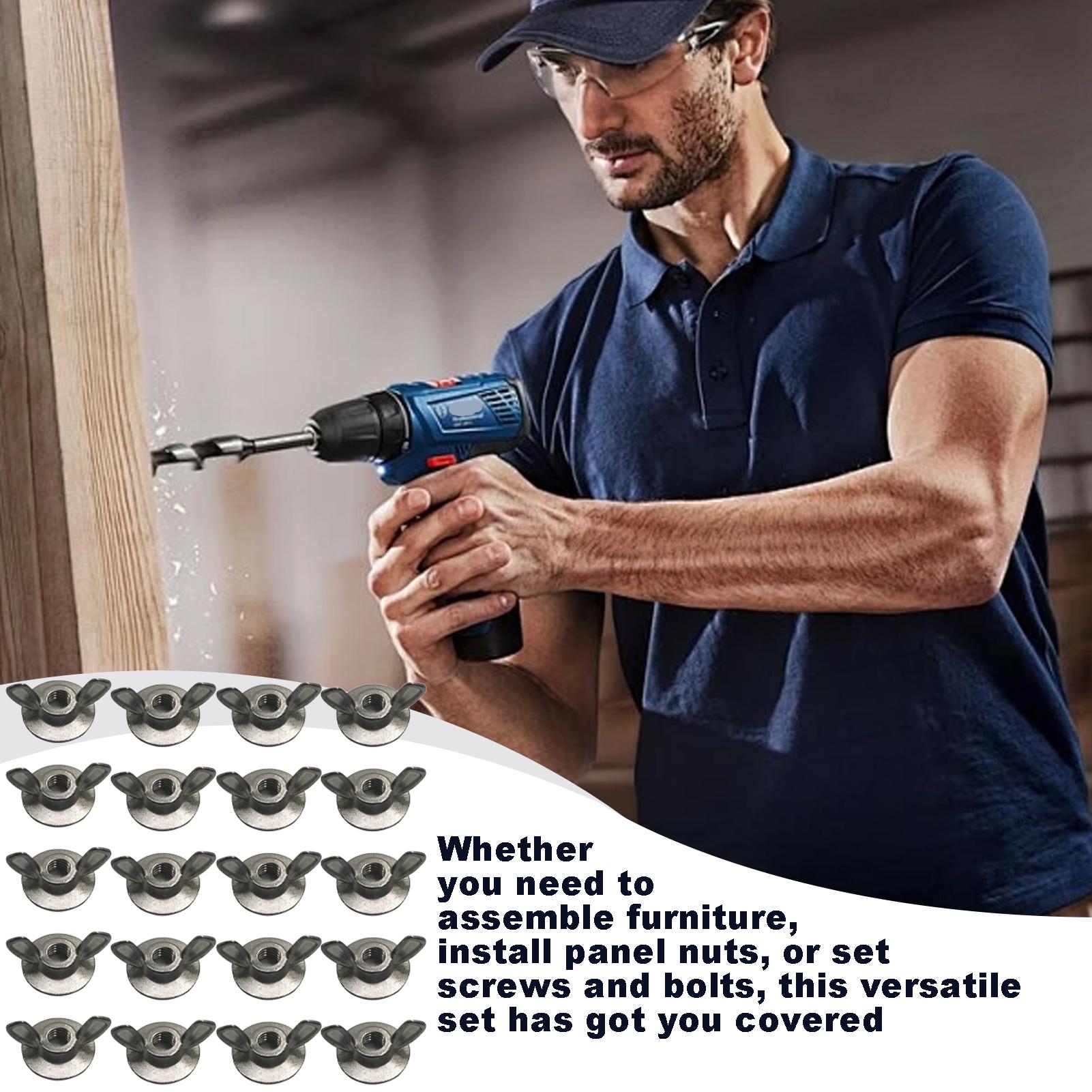 Wing Nut Kit 1/4-Inch Steel Er - đánh giá và giá Woodworking Kits For Adults