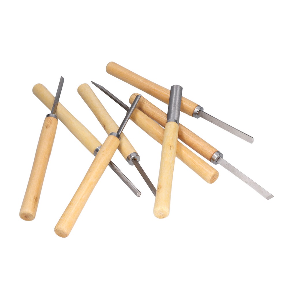 8PCS HSS Steel Wood Turning Ch - đánh giá và giá Skew Chisel Wood